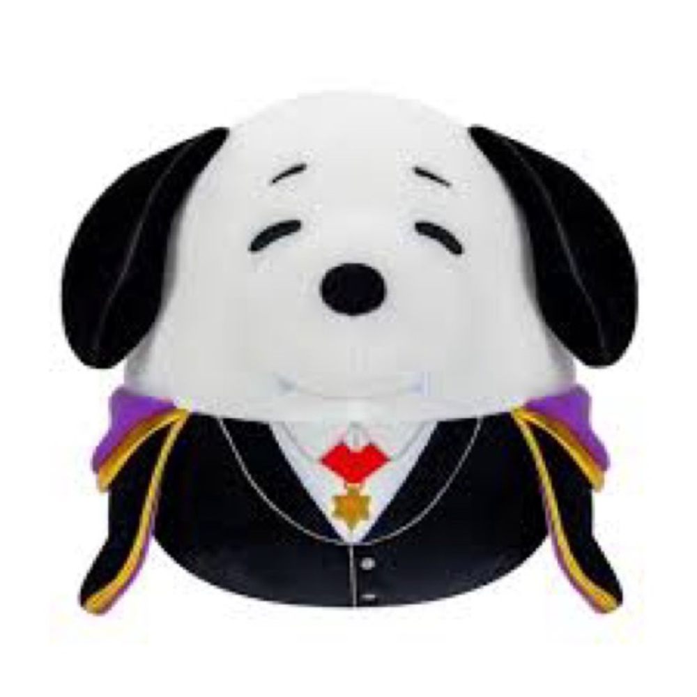 Squishmallows Peanuts Halloween Vampire Snoopy plush